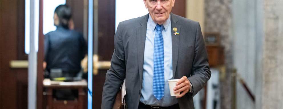 Rep. Lloyd Doggett, D-Texas, walks through the U.S. Capitol