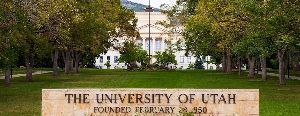 "Salt Lake City, Utah, USA - September 9, 2011: A sign at the entrance of the University of Utah."