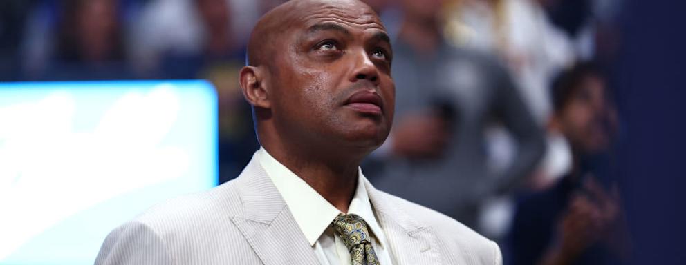 Charles Barkley at an NBA game