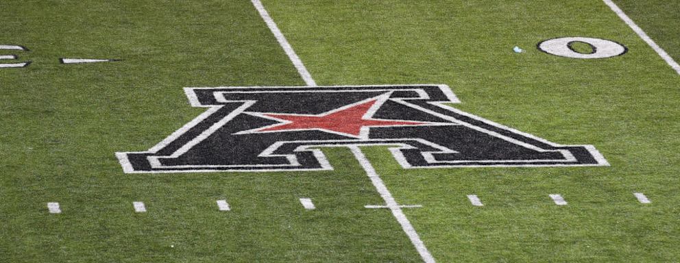 AAC logo on field at University of Cincinnati