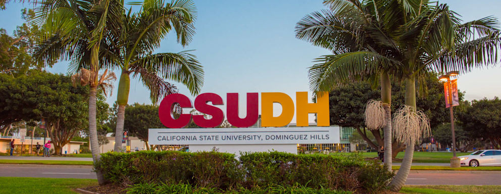 California State University, Dominguez Hill campus sign
