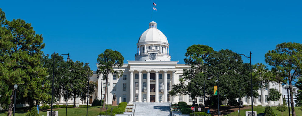 The Alabama Capital Building in Montgomery, Alabama, U.S.