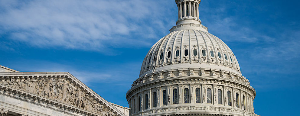 The US Capitol in Washington, DC, US