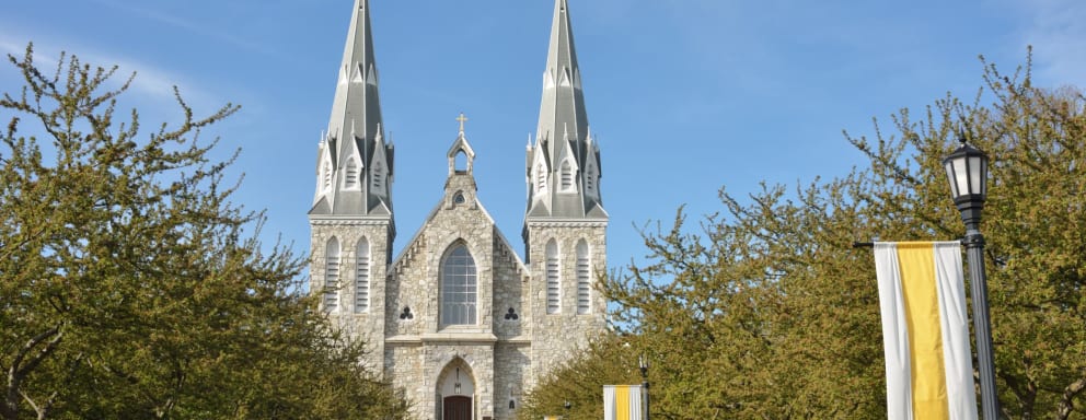 Church on Villanova University's campus