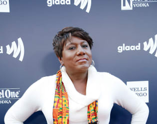 Monica Roberts arrives to the GLAAD Gala at Metreon on September 8, 2016 in San Francisco, California.