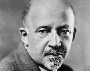 Headshot of W.E.B. DuBois, writer, historian, scholar, activist, and founding member of the NAACP.