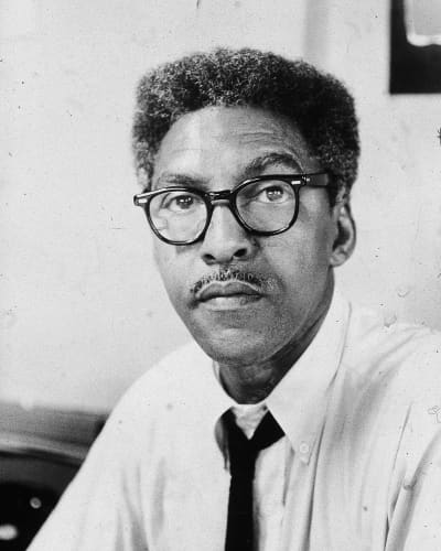 A portrait of Bayard Rustin