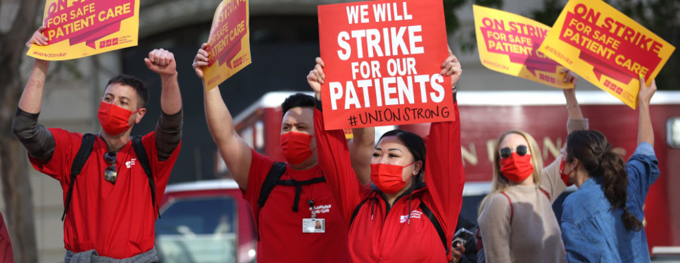 Overworked': US nurses strike over low pay, staffing shortages