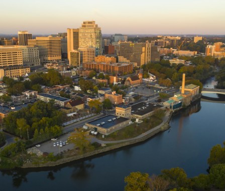 Wilmington, Delaware at sunrise