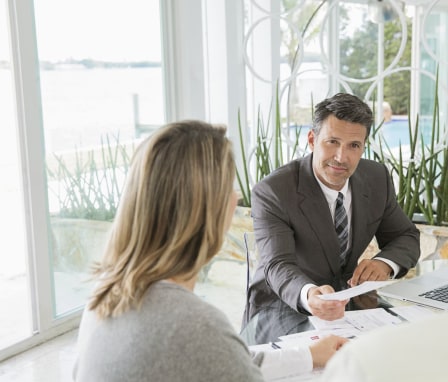 People in a business meeting