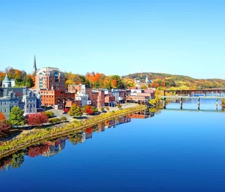 Augusta, Maine in autumn