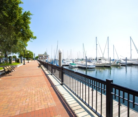 Harbor in Pensacola, Florida