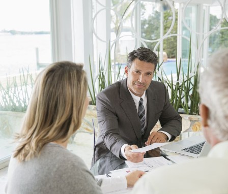 People in a business meeting