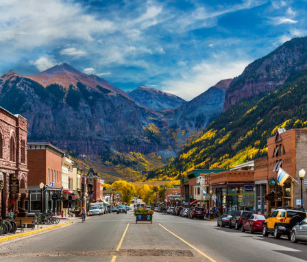 Main Street in Telluride, Colorado