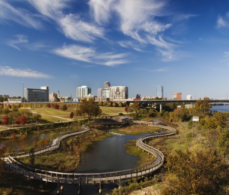 Little Rock, Arkansas in autumn