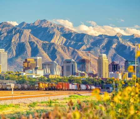 Salt Lake City, Utah skyline