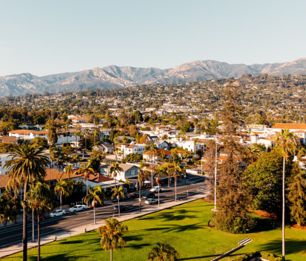 Santa Barbara, California on a sunny day