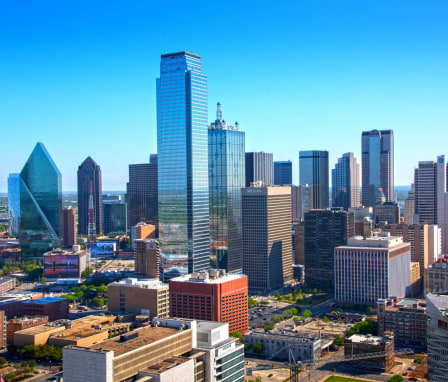 Dallas, TX skyline