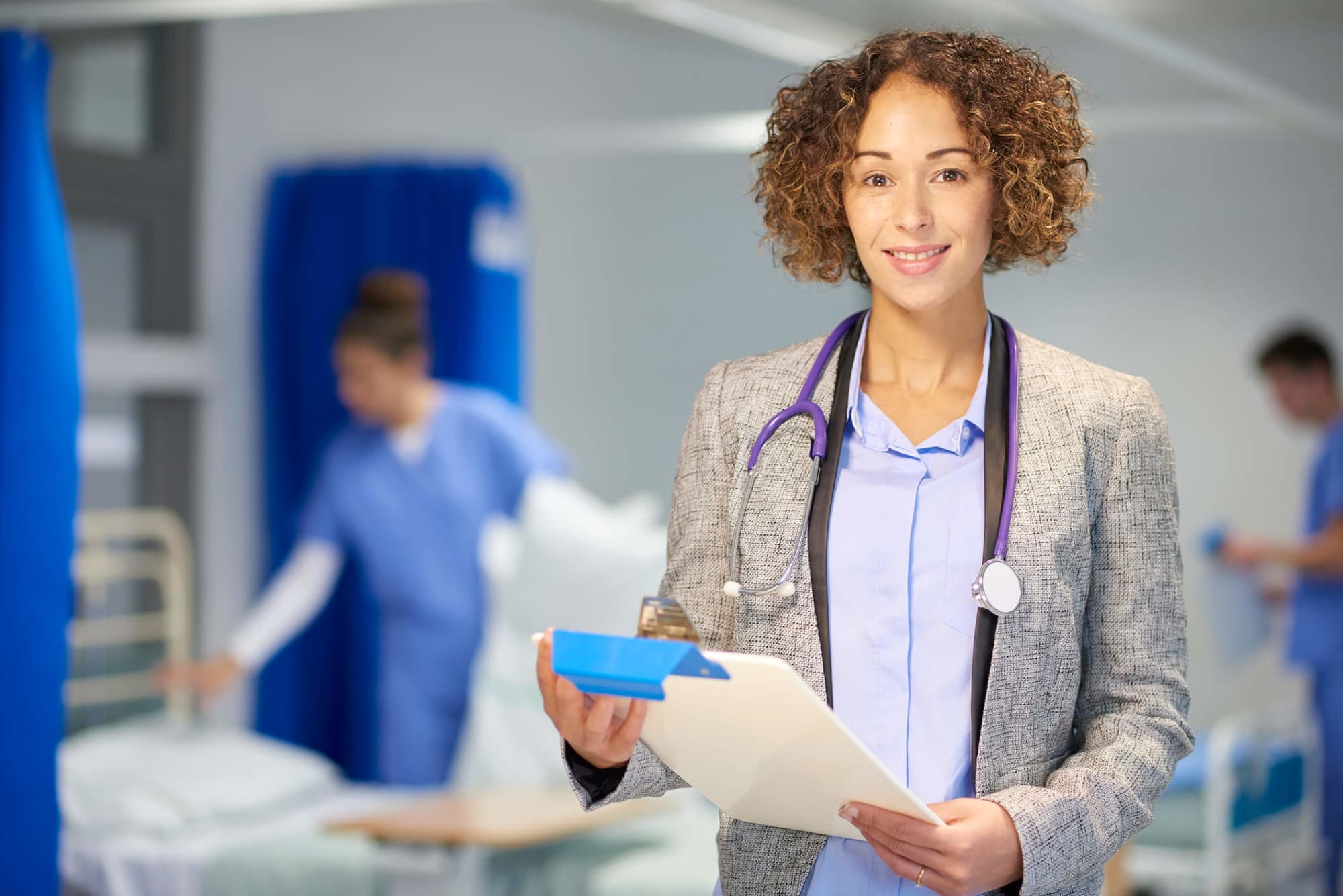 Female Nurse posing