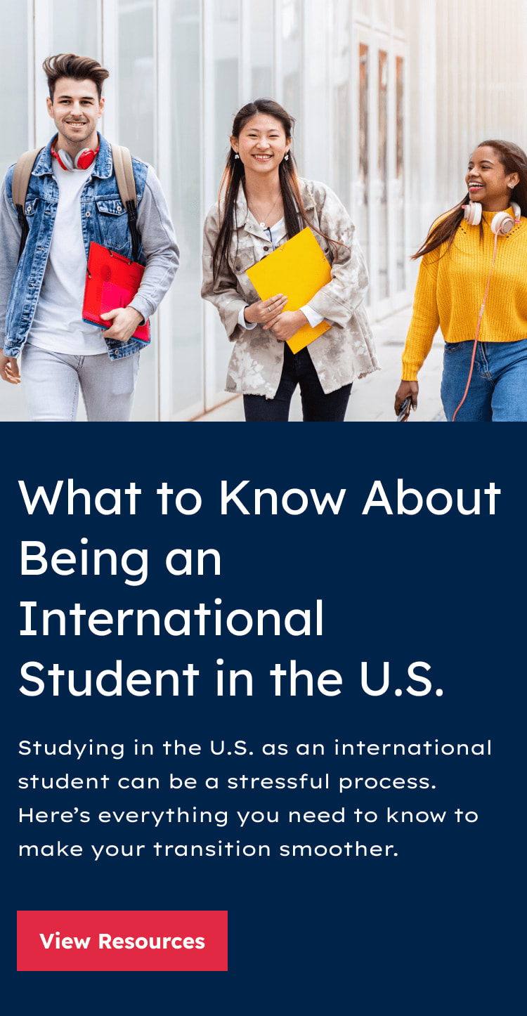 Studying in the U.S. as an international student can be a stressful process. Here’s everything you need to know to make your transition smoother.