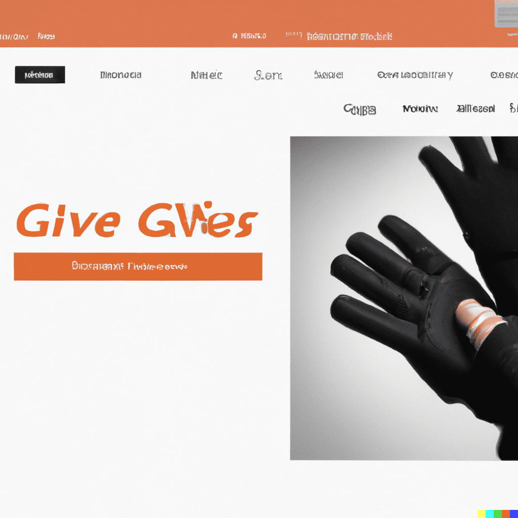 Third AI generated glove ad.