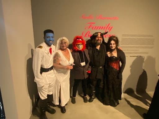 Attendees at the Monsters Ball, part of the Festival of Monsters