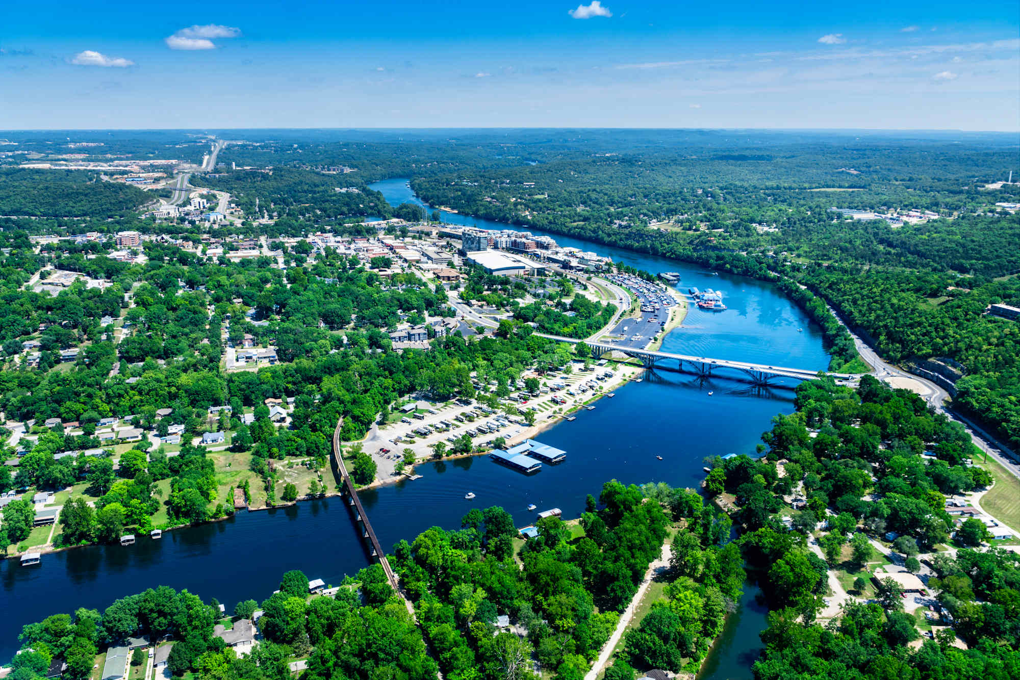 Branson, Missouri aerial view