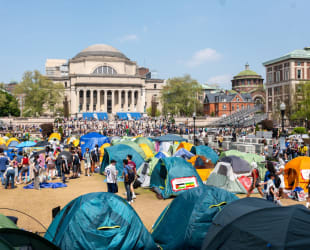Card Thumbnail - Are College Protest Encampments Legal?