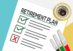 illustration of document about retirement plan