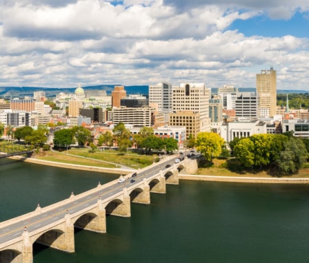 Harrisburg, Pennsylvania skyline