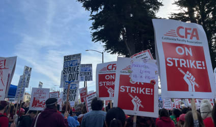 Card Thumbnail - Faculty Reach Tentative Agreement With California State University One Day Into Strike