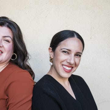 Portrait of Beatriz Garcia and Marisa Urrutia Gedney