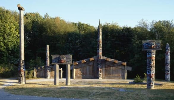 Front House Totem Pole Haida Village - Grad School Hub