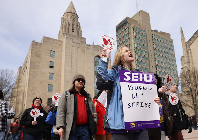 BU Graduate Workers Close Out First Week on Strike