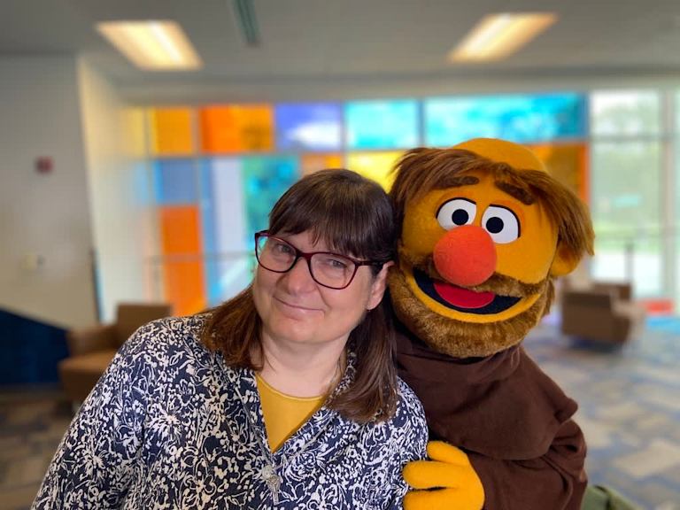 Meet Little Frank, The Muppet Who Is Marian University’s New Student Guide
