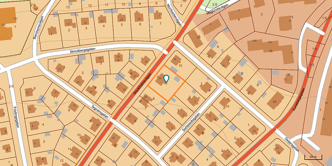 Bild från objektet Fastighetskarta