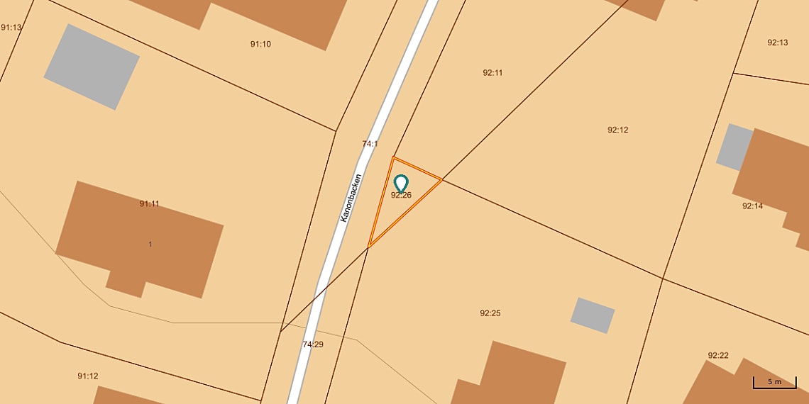 Bild från objektet Fastighetskarta