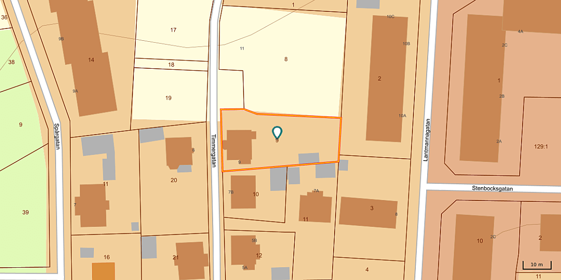 Bild från objektet Fastighetskarta