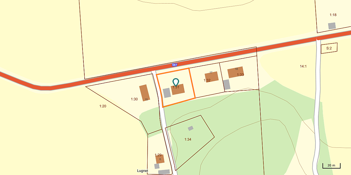 Bild från objektet Fastighetskarta