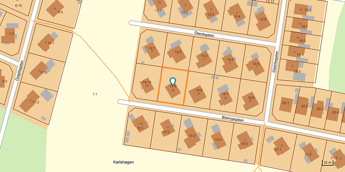 Bild från objektet Fastighetskarta