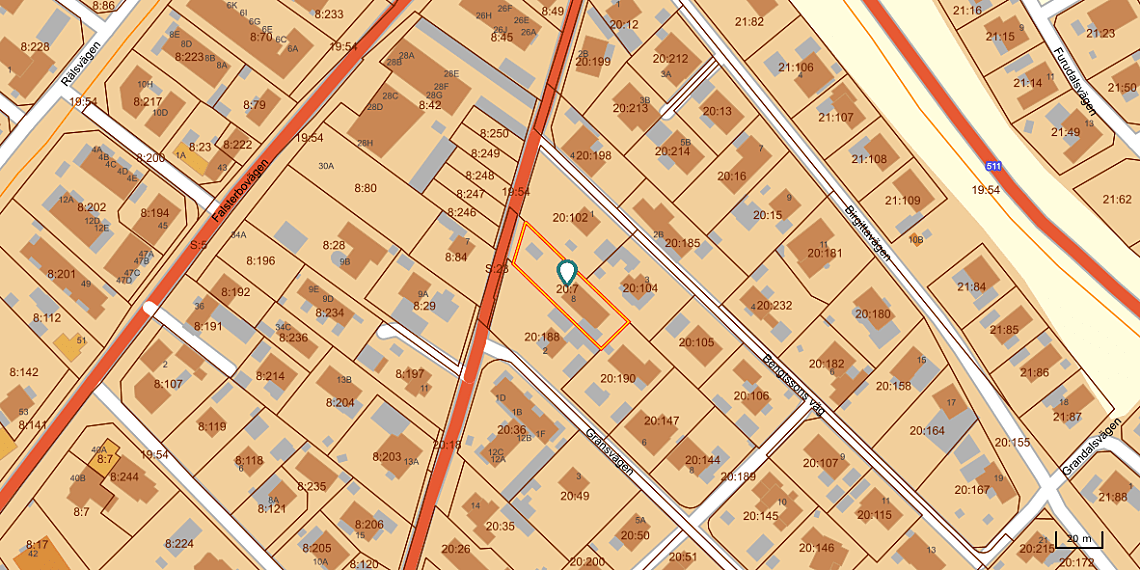 Bild från objektet Fastighetskarta