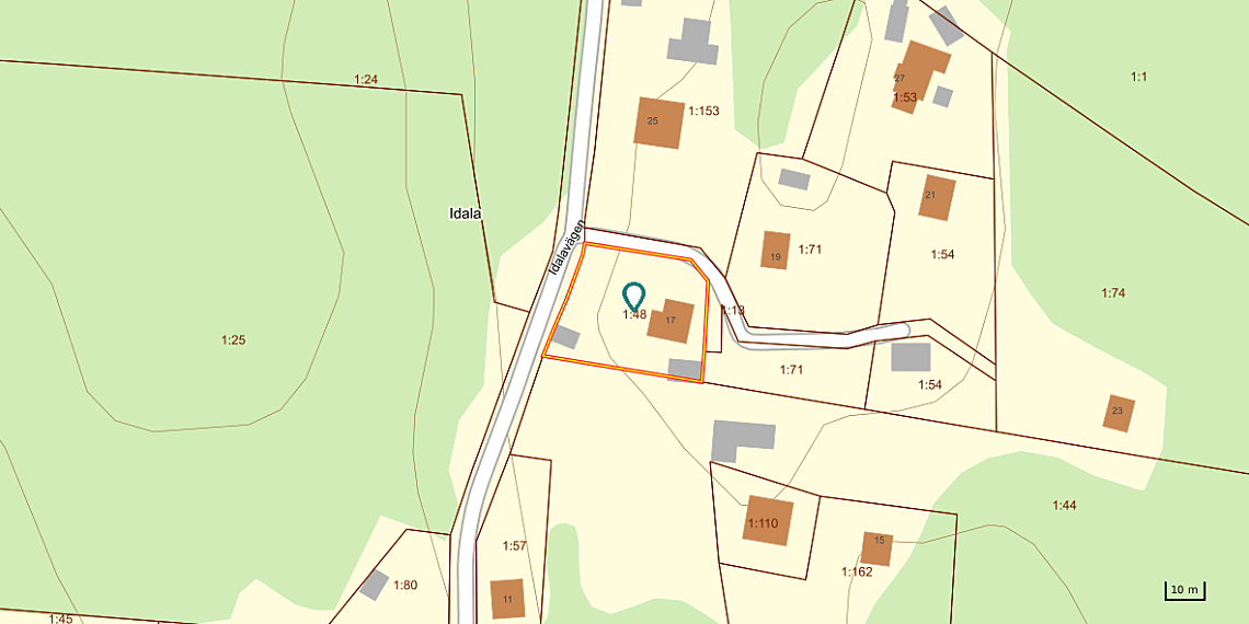 Bild från objektet Fastighetskarta