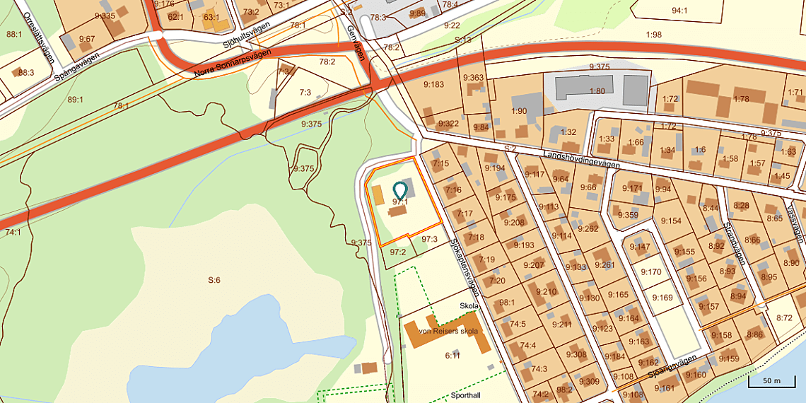 Bild från objektet Fastighetskarta