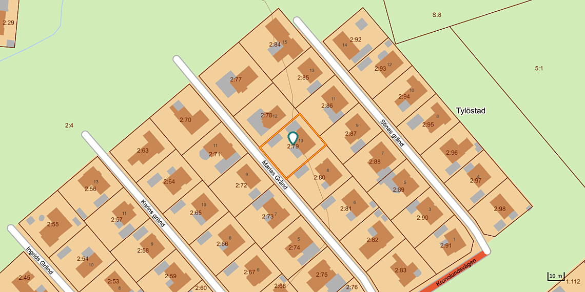 Bild från objektet Fastighetskarta