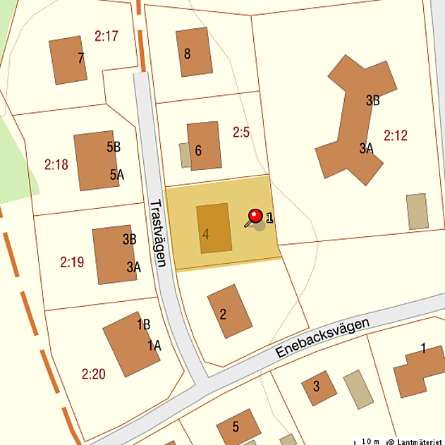 Bild från objektet Fastighetskarta