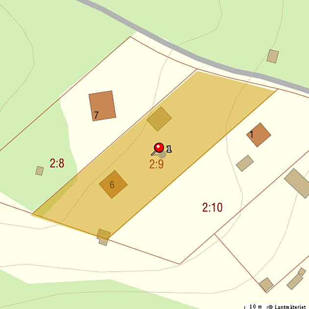 Bild från objektet Fastighetskarta