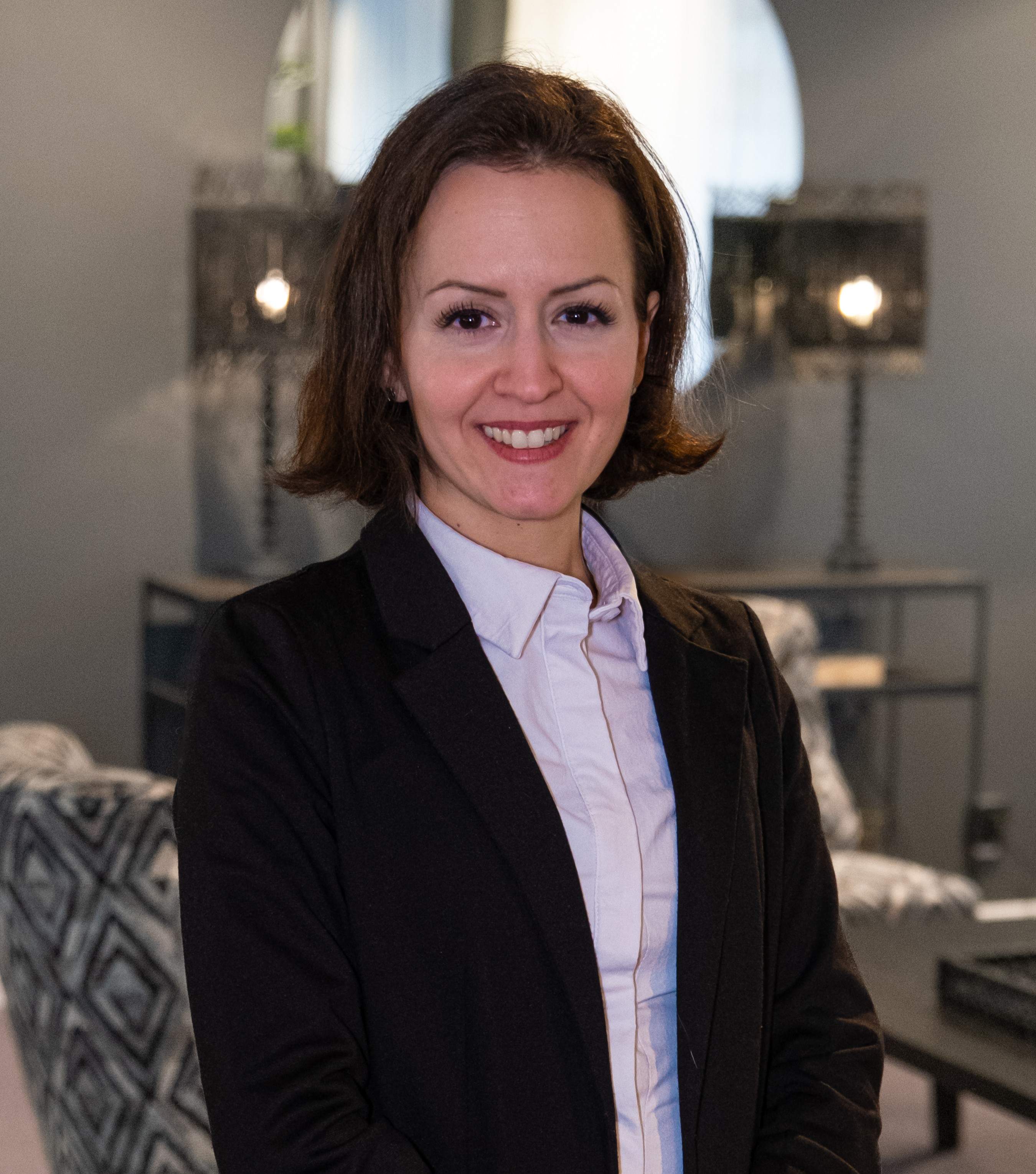 Porträtt av Georgia Statius