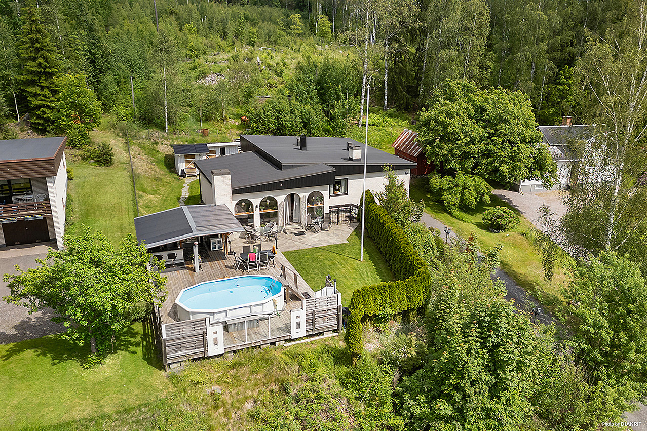 Översiktsbild av bostaden Norumsvägen 56, Åmotfors