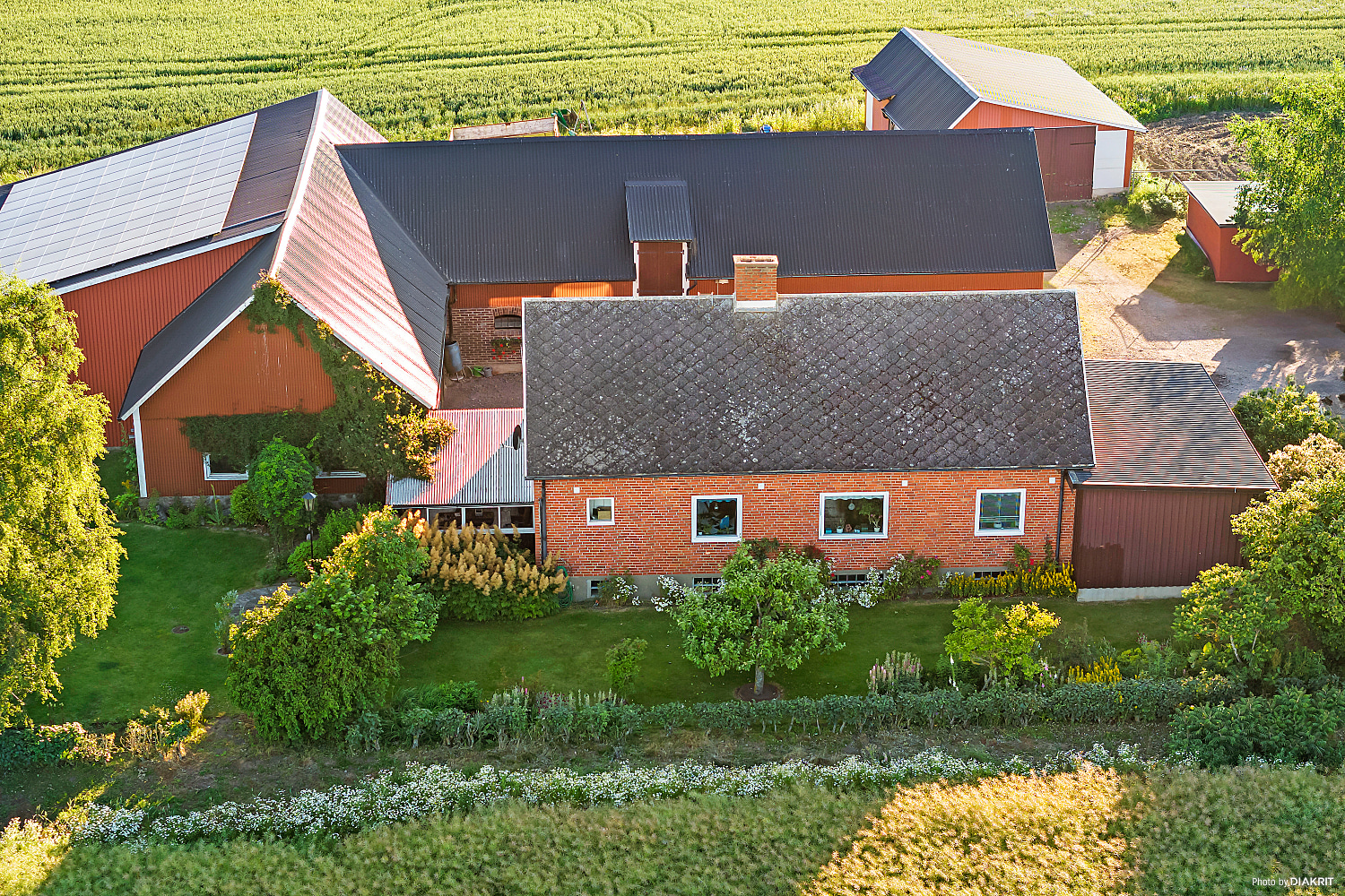 Översiktsbild av bostaden Gultarpsvägen 30, Vallåkra
