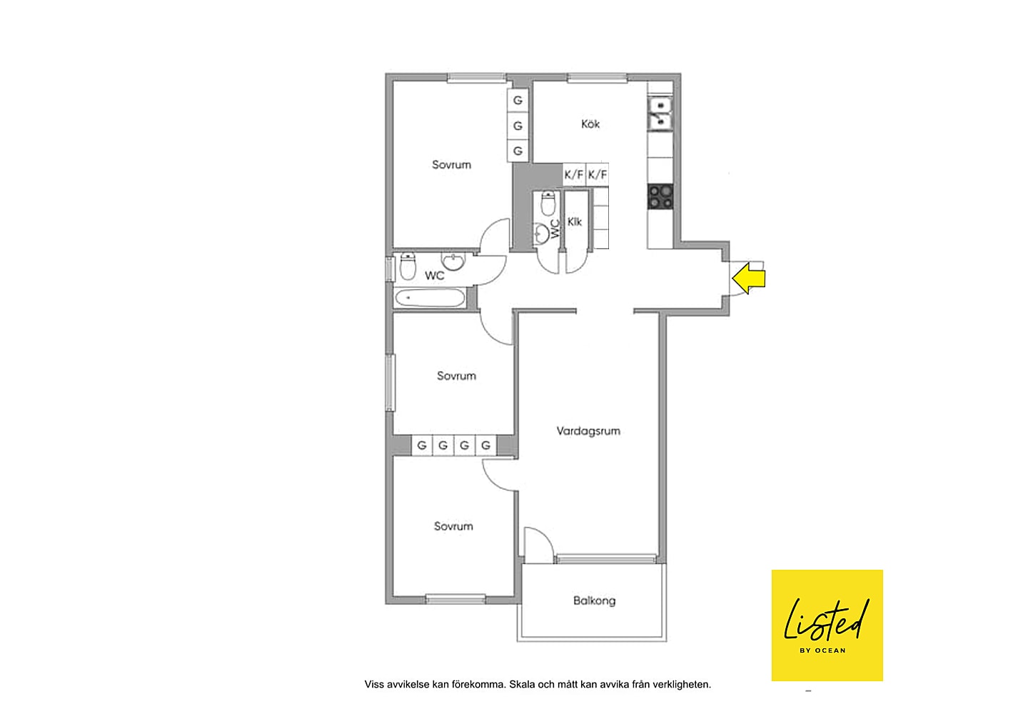 Översiktsbild av bostaden Krysshammarvägen 22, Solna